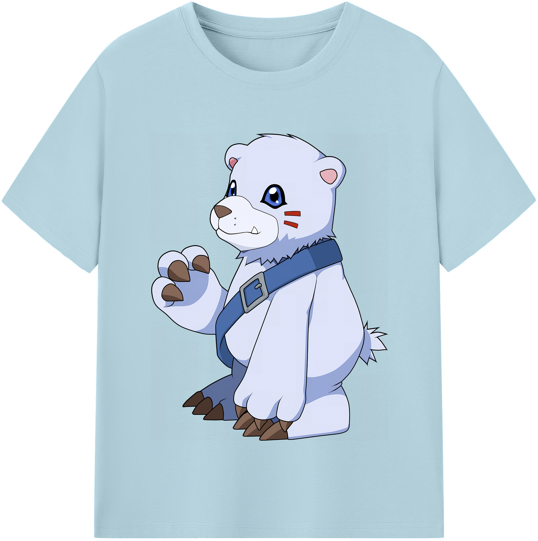 （画像用） Digimon デジタルモンスター/デジモン 綿100％半袖Tシャツ（フロントプリント）